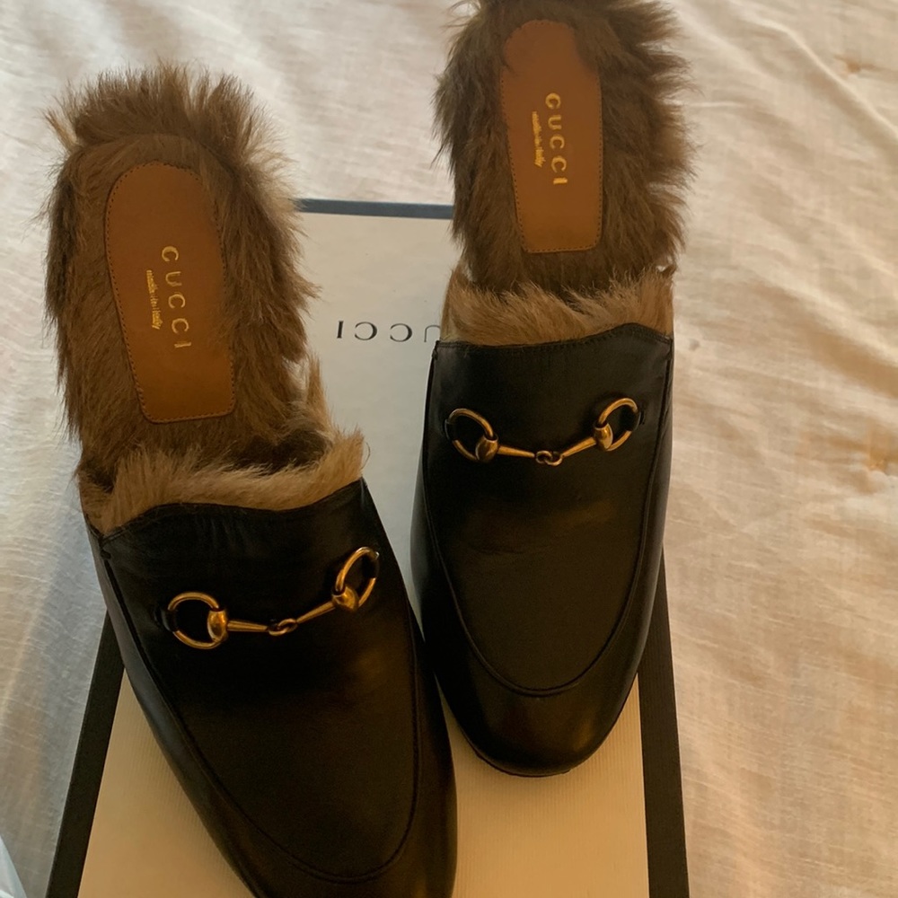 Gucci Malaga Kid/Canberra/Nero/Naturale 41